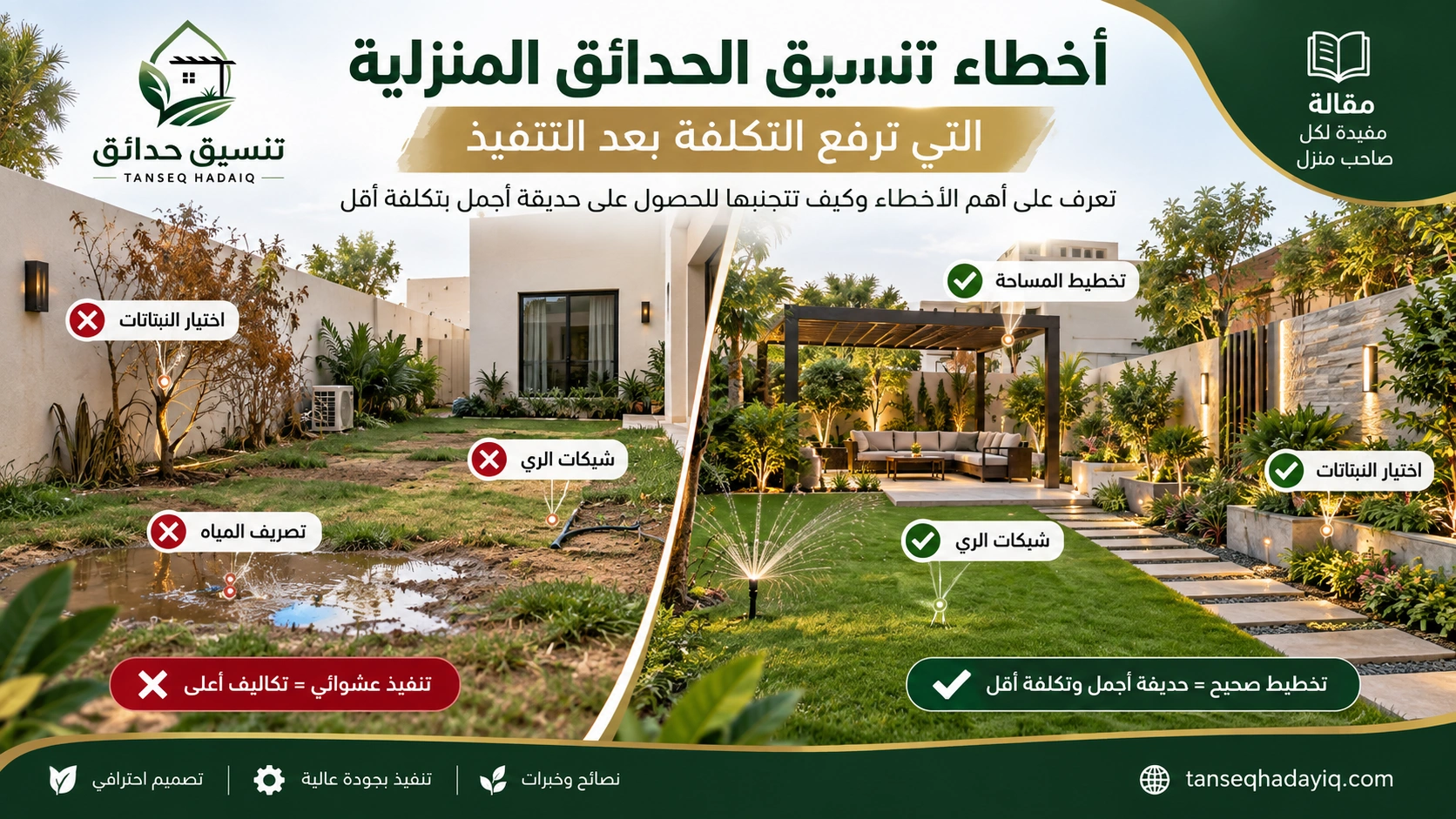 موقع تنسيق حدائق الرياض والخرج افضل موقع تنسيق حدائق